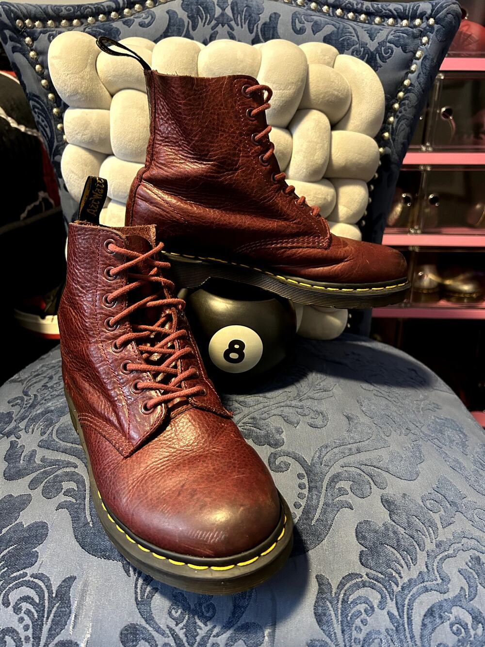 Dr Martens Brick Red Pascal Size 8/EU 39